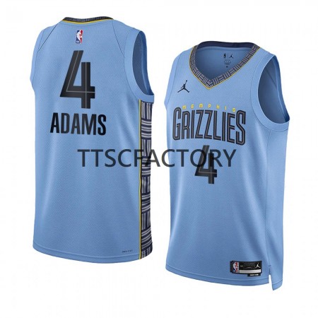 Dres Memphis Grizzlies Steven Adams 4 Jordan 2022-23 Statement Edition Plava Swingman - Muške